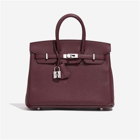 Hermès Birkin 25 Togo Bordeaux 